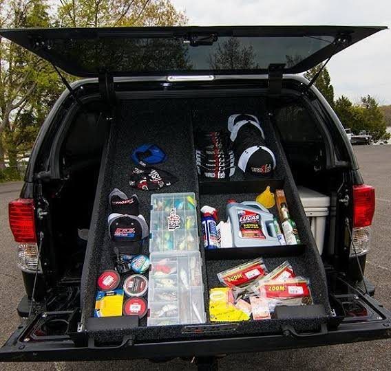 A.R.E. truck cap installed on a pickup